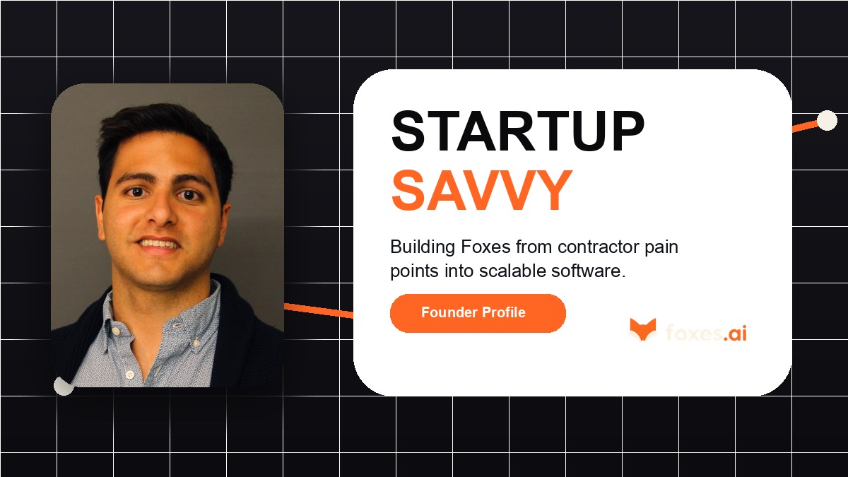 Startup Savvy: Patrizio Murdocca of Foxes image